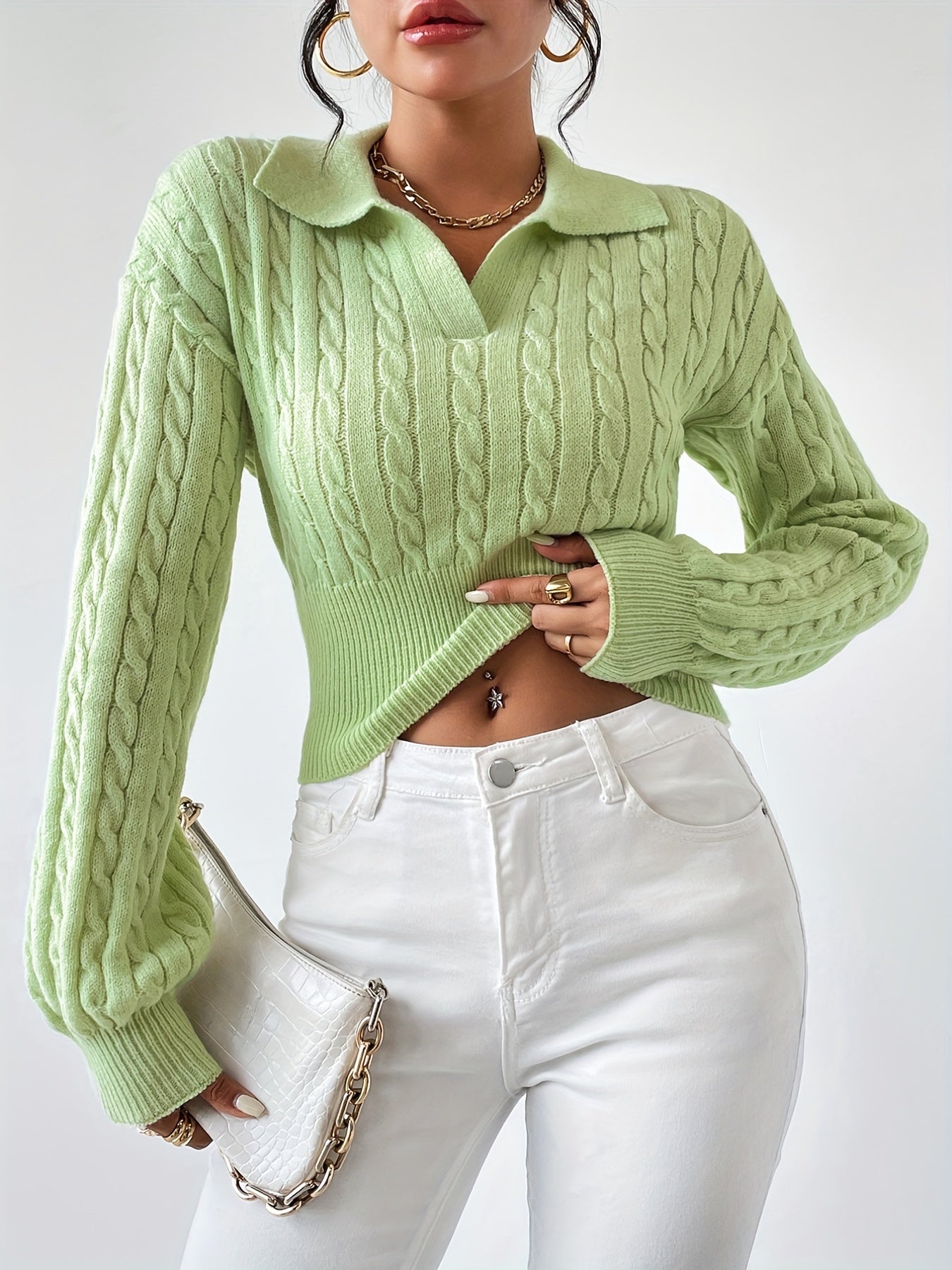 Novessa | Elira Knit Polo Top