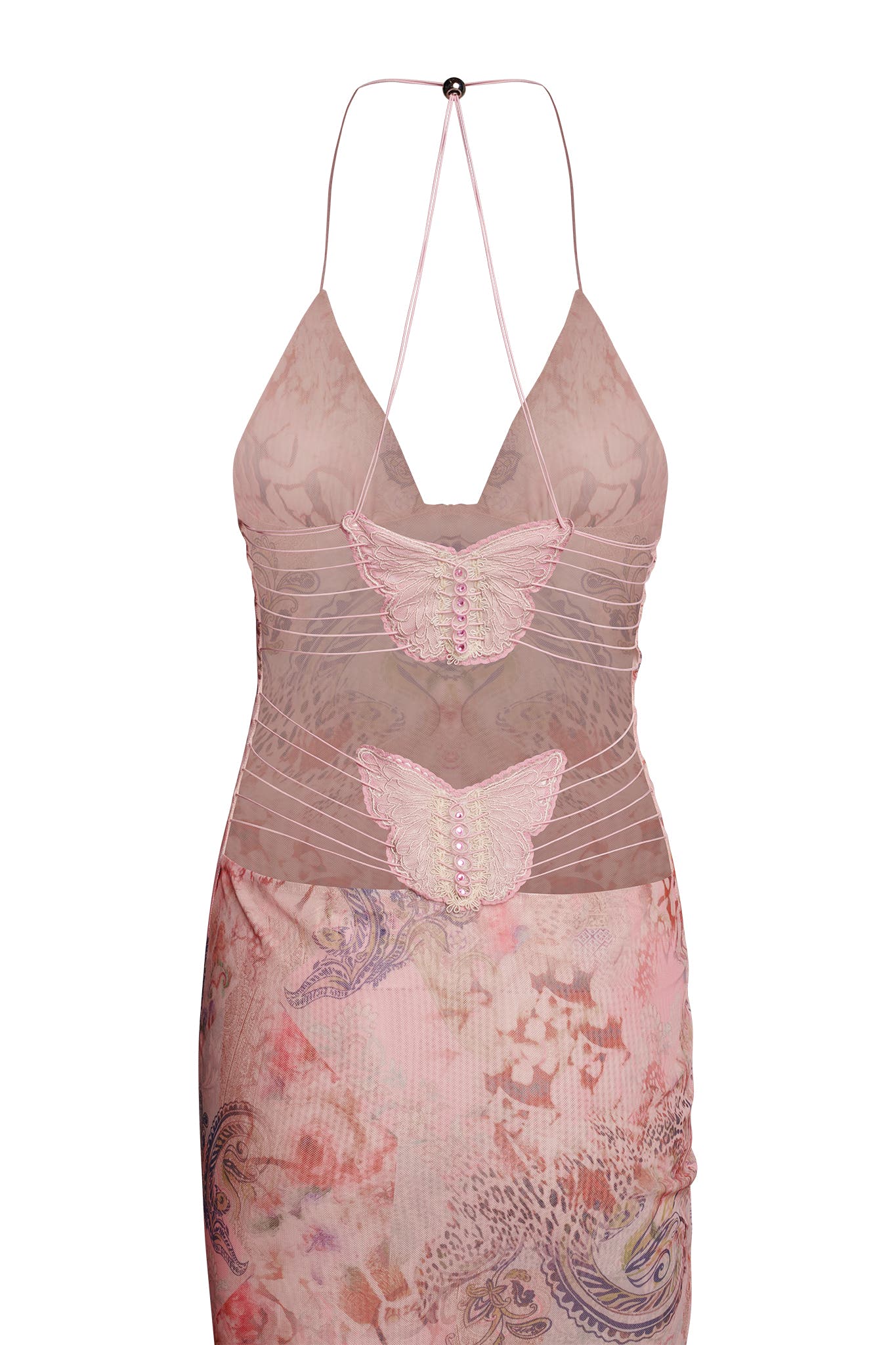 Novessa | Fleur Open Back Maxi Dress
