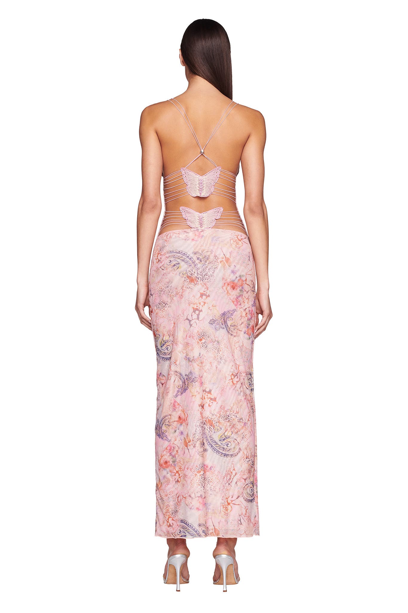 Novessa | Fleur Open Back Maxi Dress