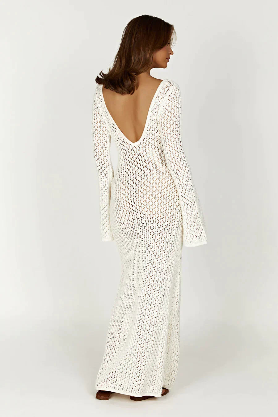 Novessa | Riviera Crochet Maxi Dress