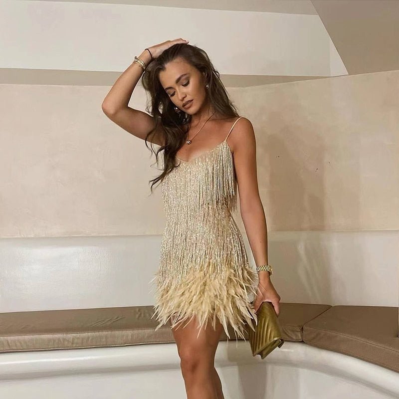 Novessa | Eleonora Feather Dress