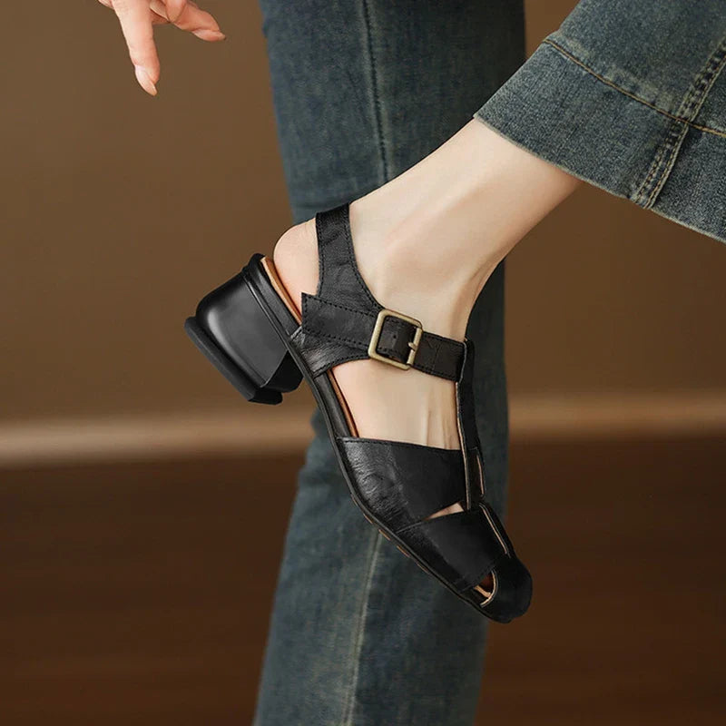 Coralia | Chunky Heel Sandals