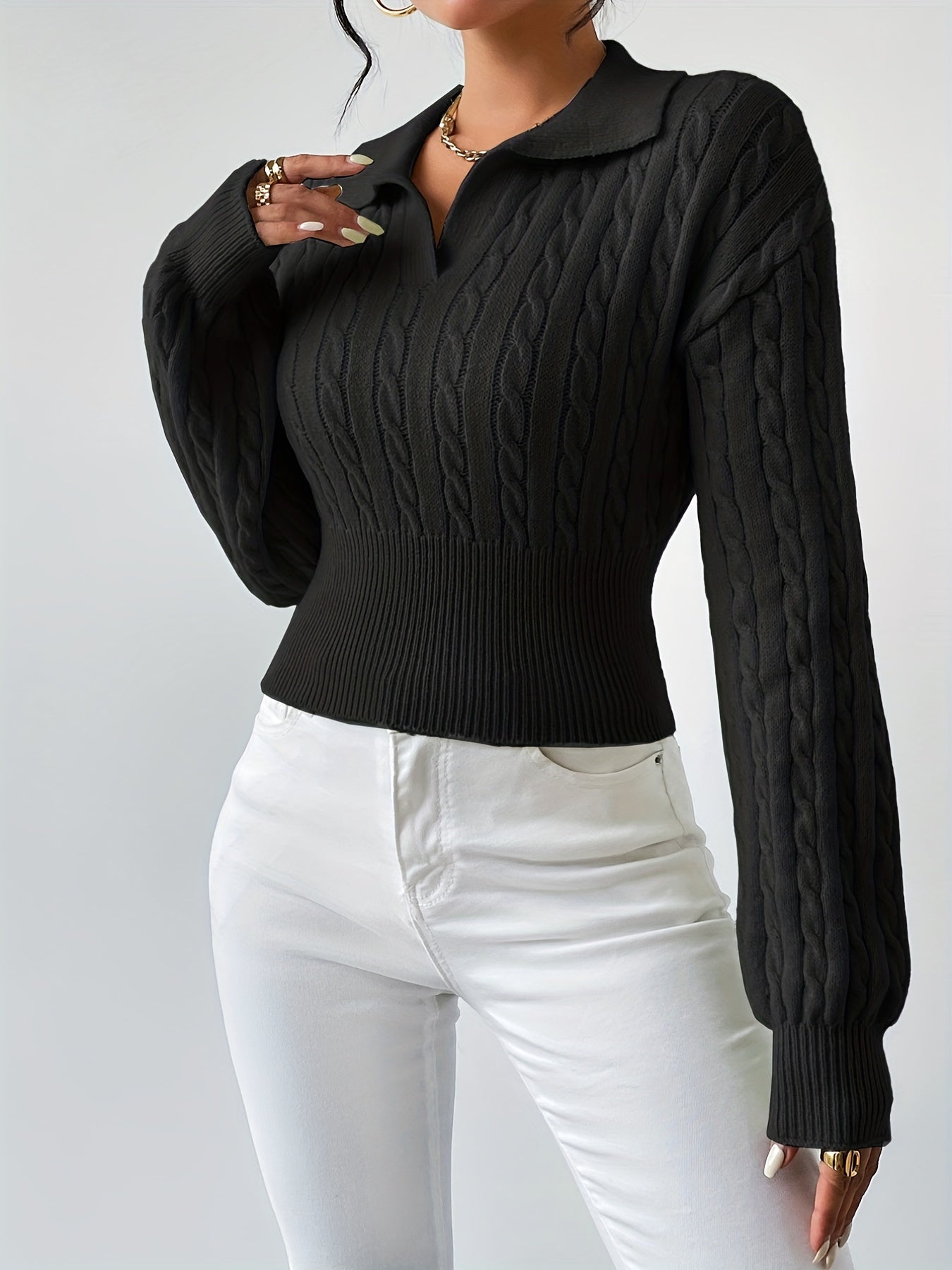 Novessa | Elira Knit Polo Top