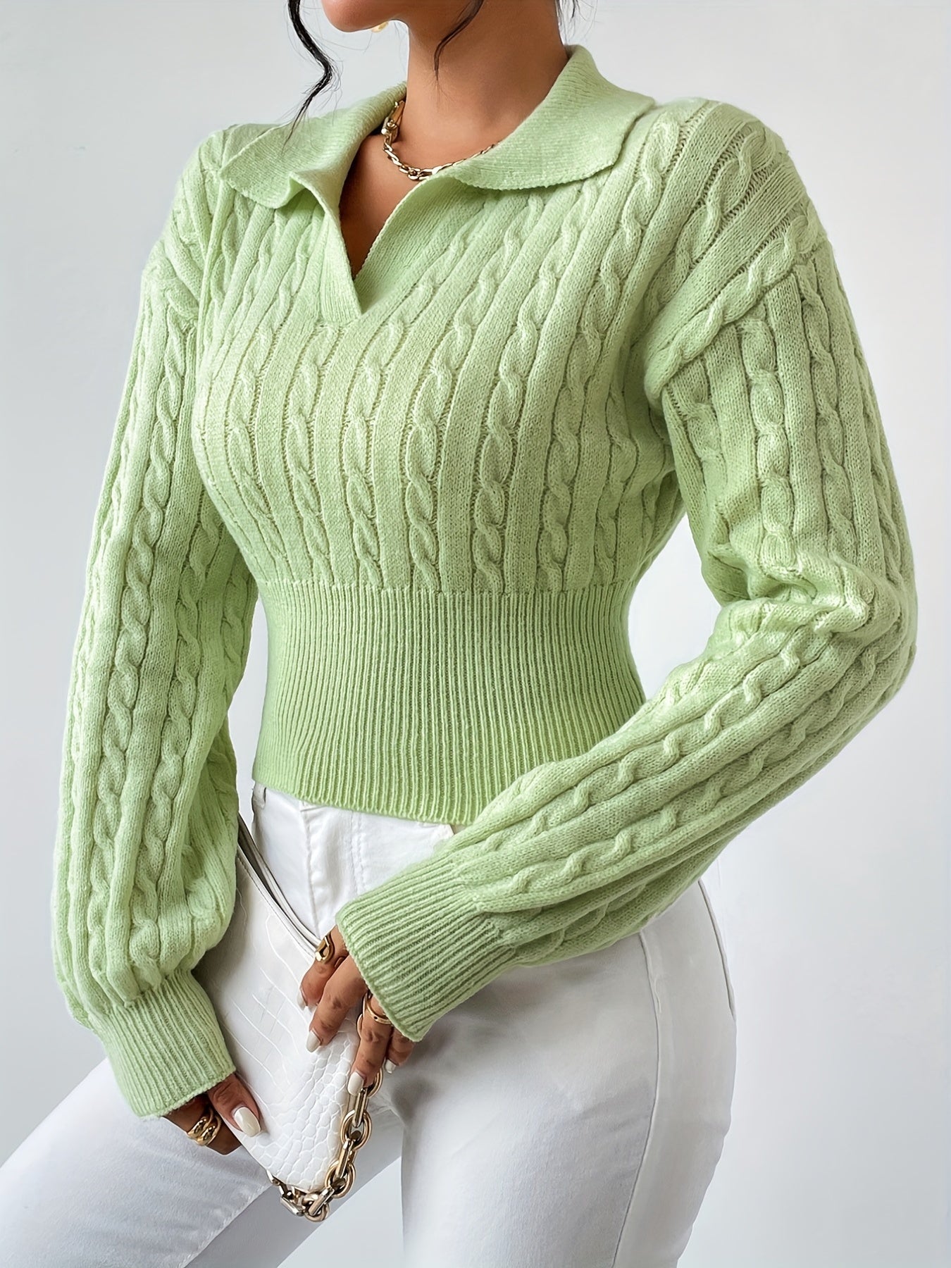 Novessa | Elira Knit Polo Top