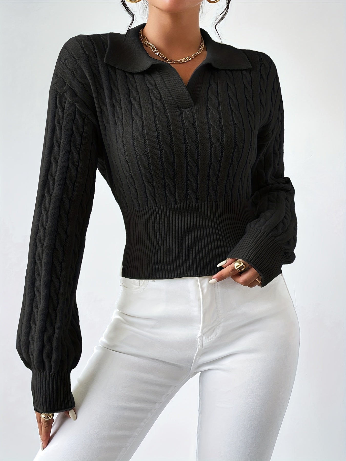 Novessa | Elira Knit Polo Top