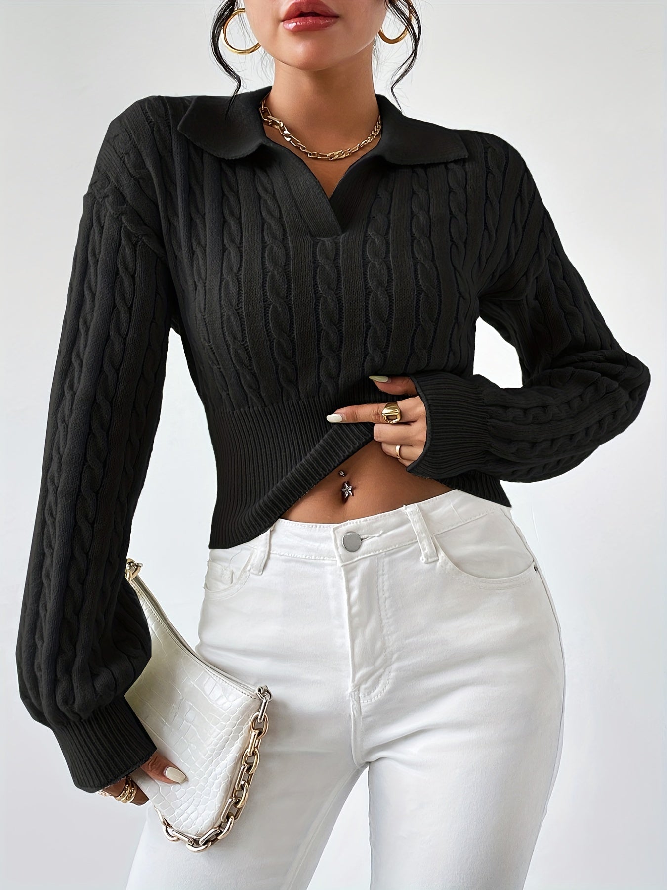 Novessa | Elira Knit Polo Top