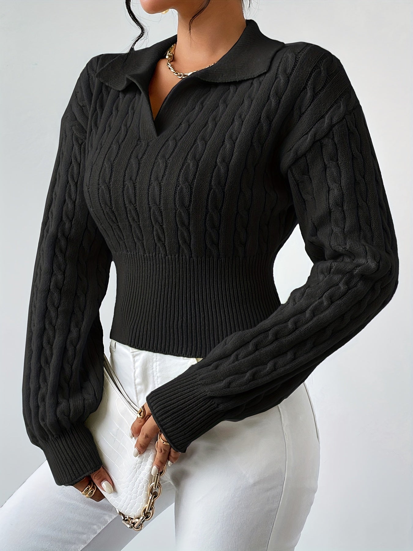 Novessa | Elira Knit Polo Top