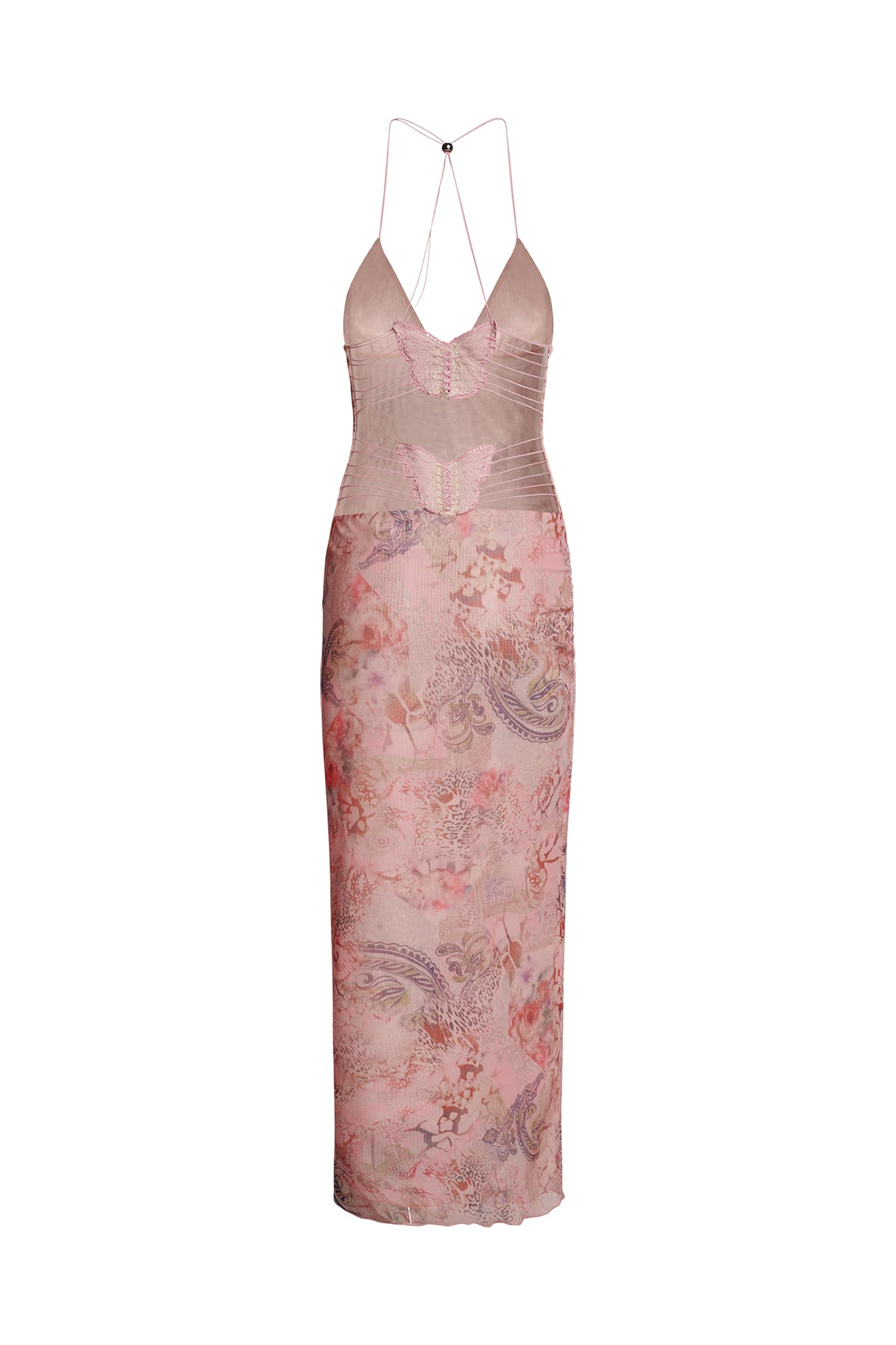 Novessa | Fleur Open Back Maxi Dress