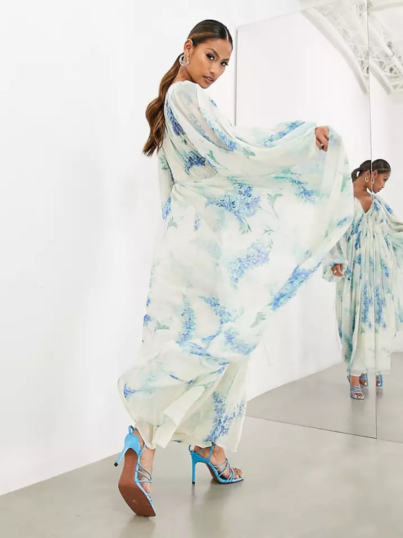 Novessa | Blue Blossom Dress
