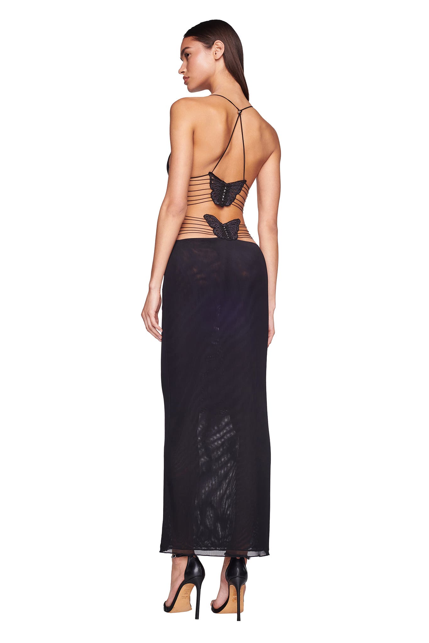 Novessa | Fleur Open Back Maxi Dress