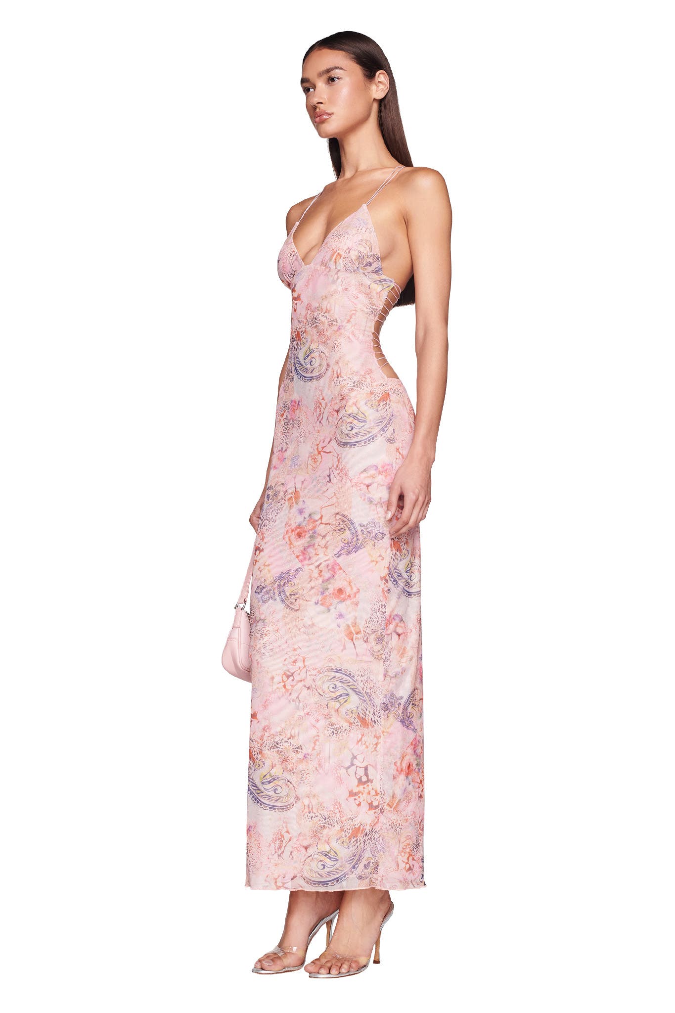 Novessa | Fleur Open Back Maxi Dress