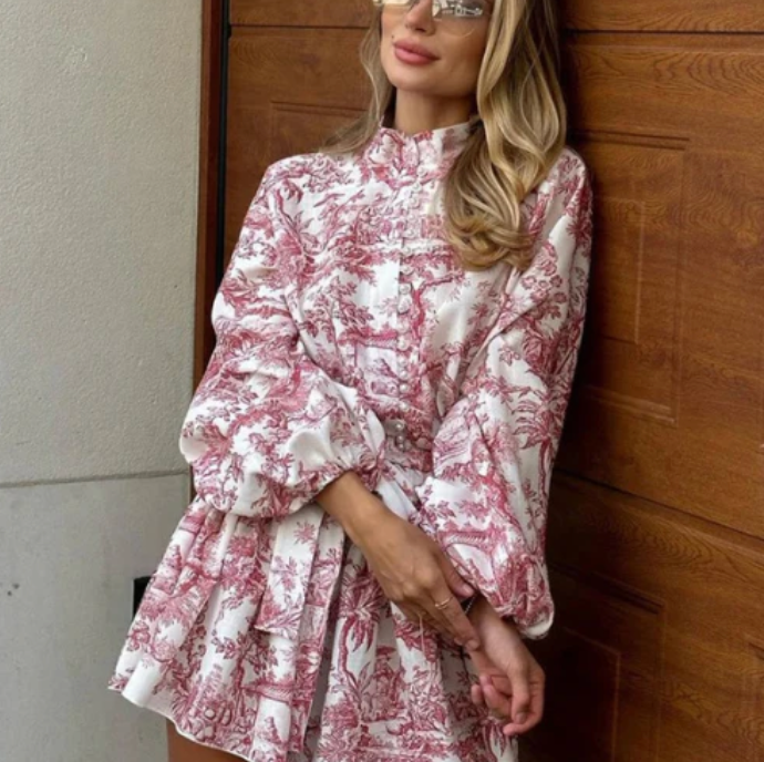 Novessa | Puff Sleeve Summer Dress