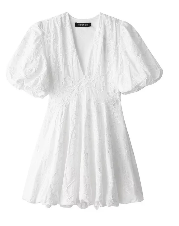 Novessa | Nola Embroidered Floral Dress