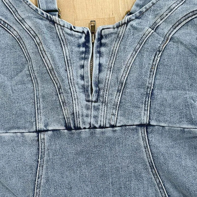 Novessa | Bodycon Denim Midi Dress