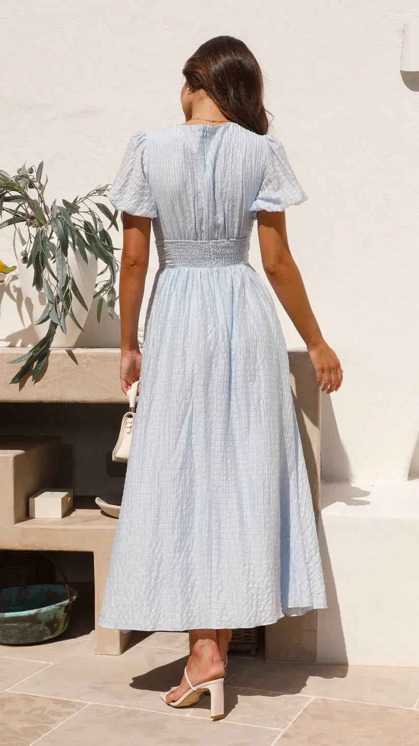 Novessa | Puff Sleeve Summer Dress