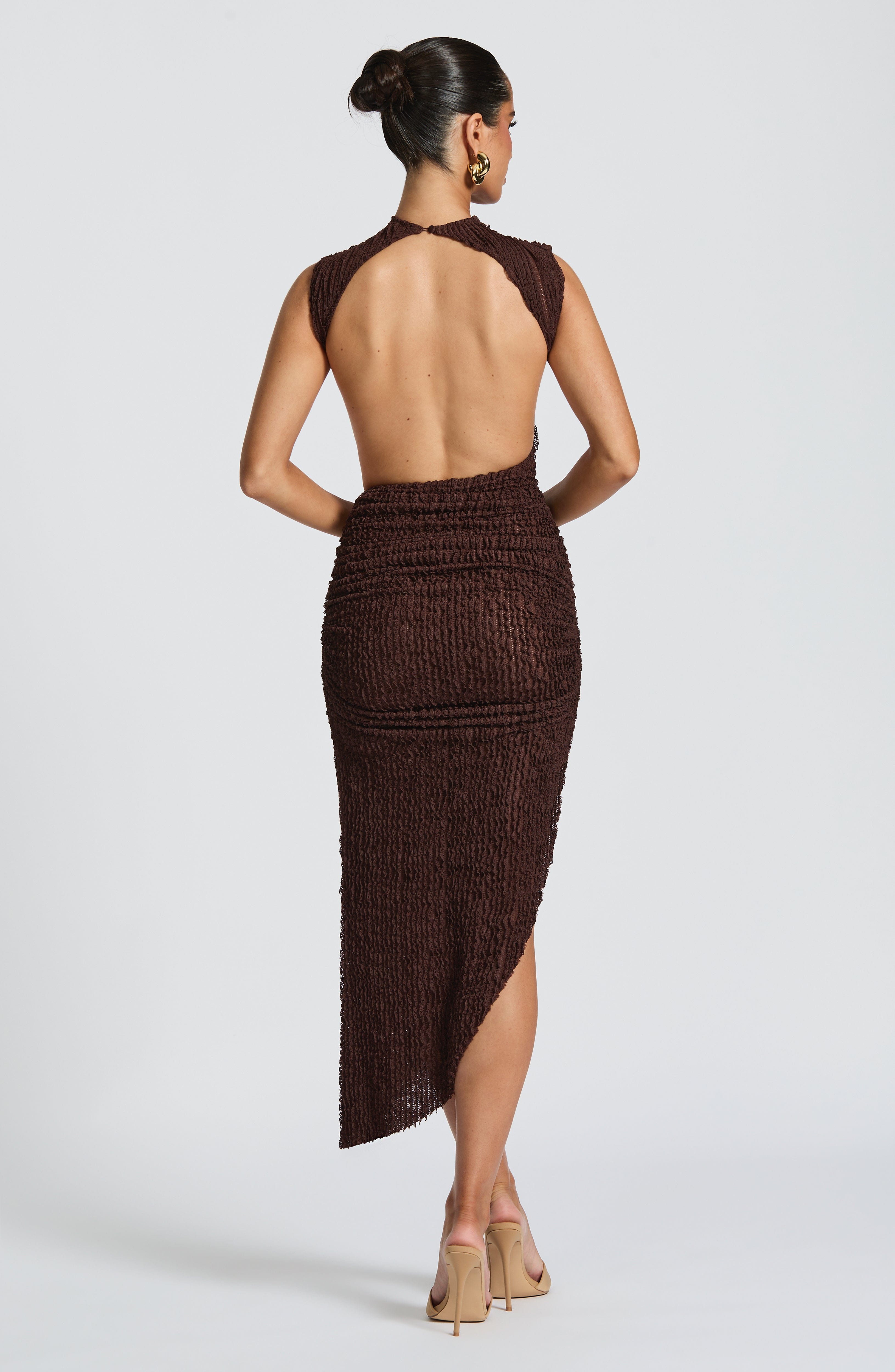 Novessa | Selina Open Back Midi Dress