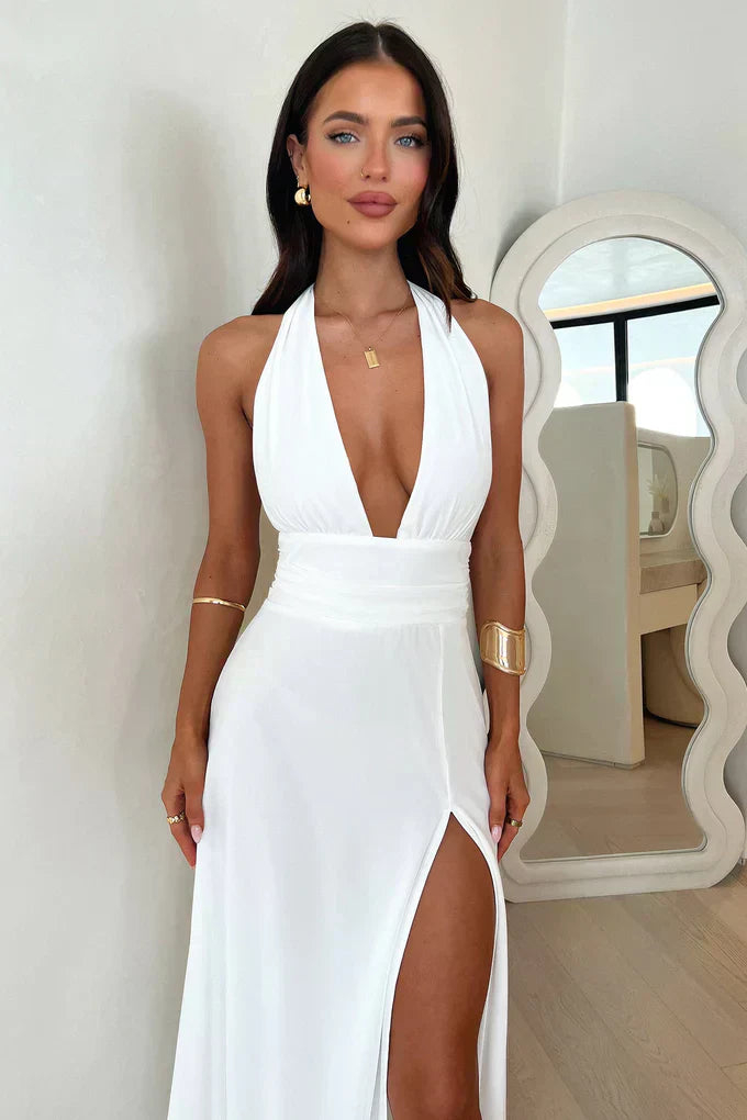 Novessa | Auréla Maxi Dress with Elegant Split